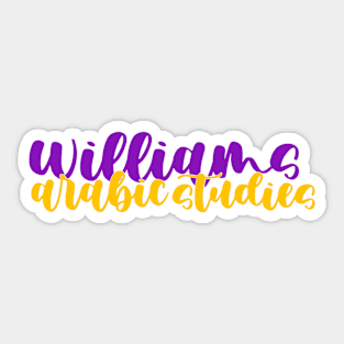 williams college arabic studies Sticker